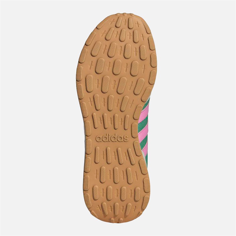 adidas Womens Run 60s 4.0 Trainers Semi Court Green/Bliss Pink/Warm Vanilla