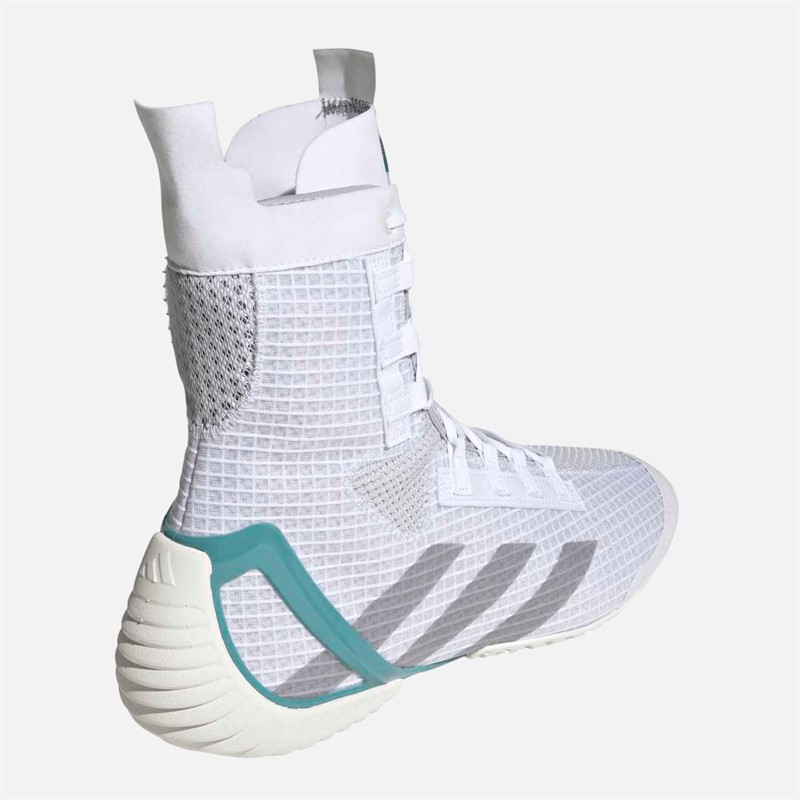 adidas Mens Speedex 23 Boxing Shoes Cloud White/Grey Three/Powder Teal