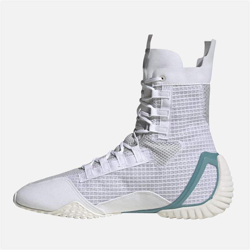 adidas Mens Speedex 23 Boxing Shoes Cloud White/Grey Three/Powder Teal
