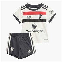 adidas Infant MUFC Manchester United 24/25 Third Baby Mini Kit Off White