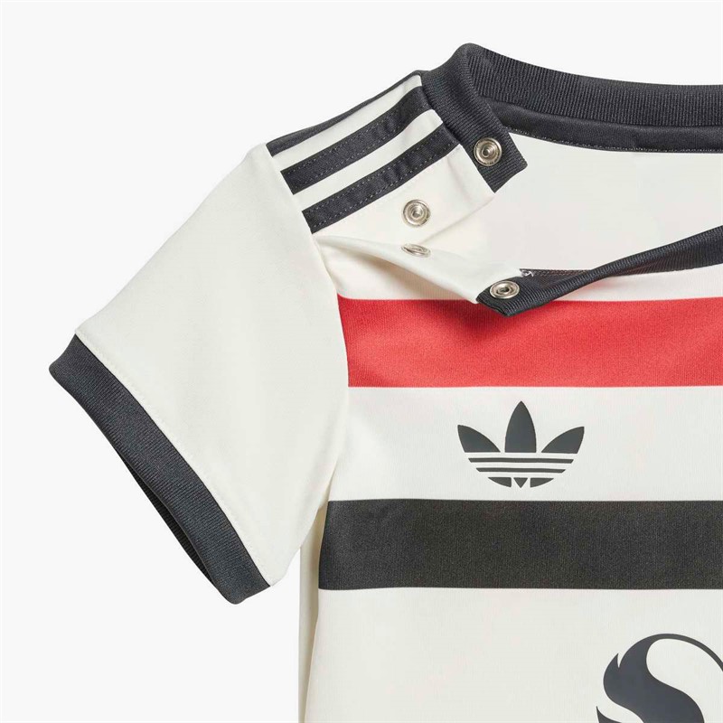 adidas Infant MUFC Manchester United 24/25 Third Baby Mini Kit Off White