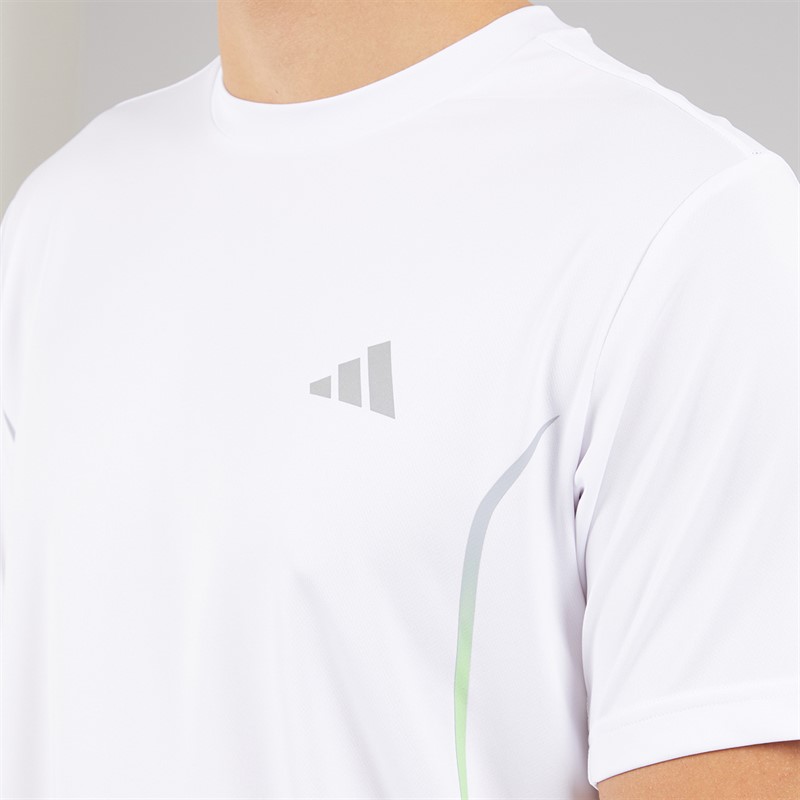 adidas Mens Tech Apparel Training T-Shirt White