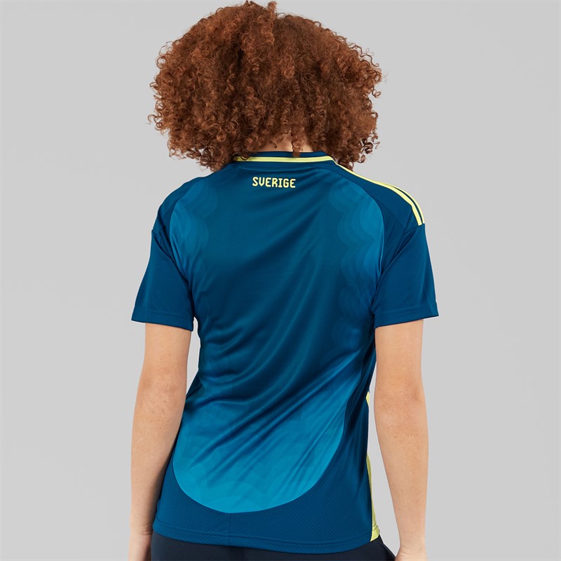 adidas Womens Swe Sweden 2025 Away Jersey Legend Marine