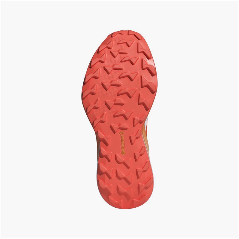 adidas Womens Terrex Agravic 3 Trail Running Shoes Cloud White/Semi Impact Orange/Dash Grey