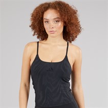 adidas Womens Optime All Over Print Tank Top Black