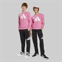 adidas Junior Essentials Sweatshirt And Joggers Set Pink Fusion/White