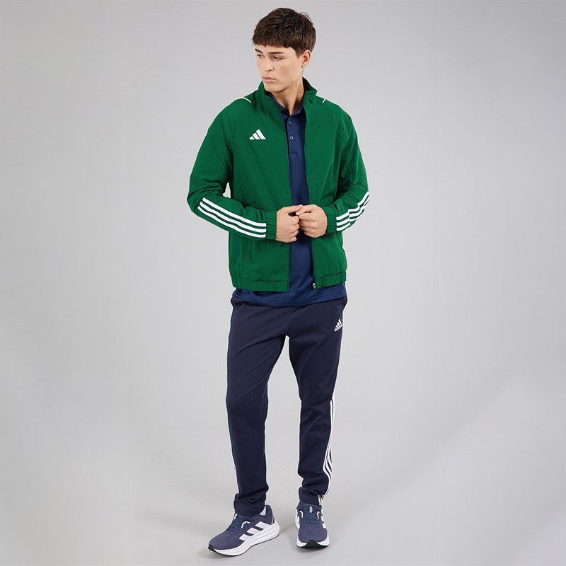 adidas Mens Tiro 23 Competition Presentation Jackets Dark Green