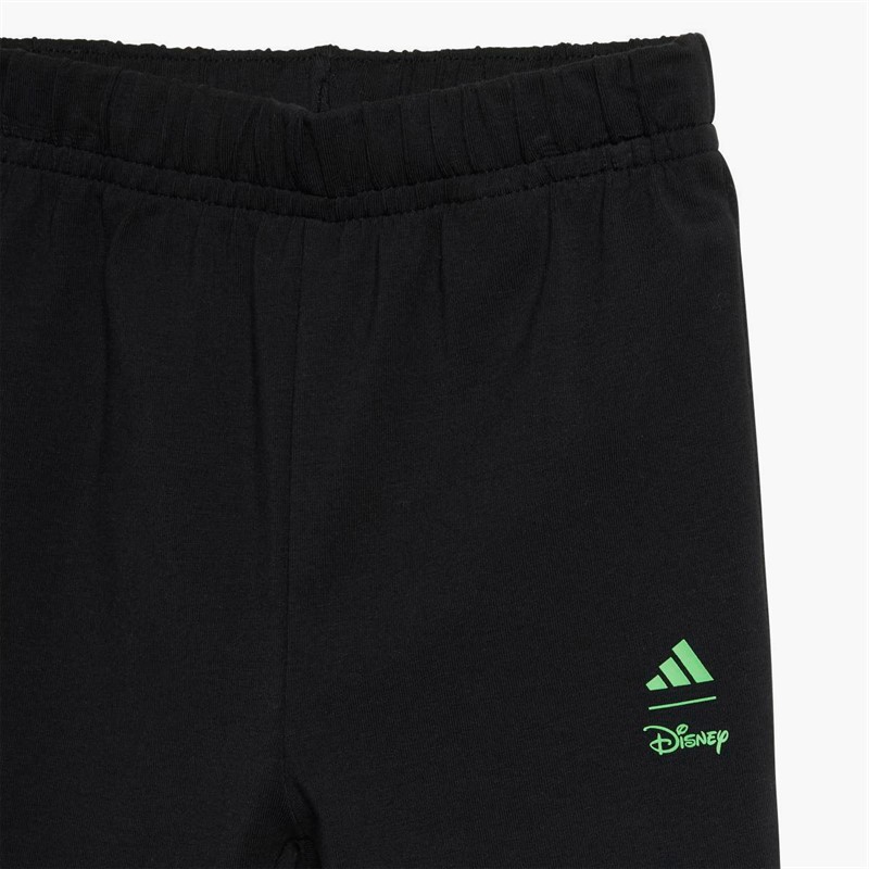 adidas Infant X Disney Mickey Mouse Sweatshirt And Joggers Set Black/Impact Orange/Lime Burst