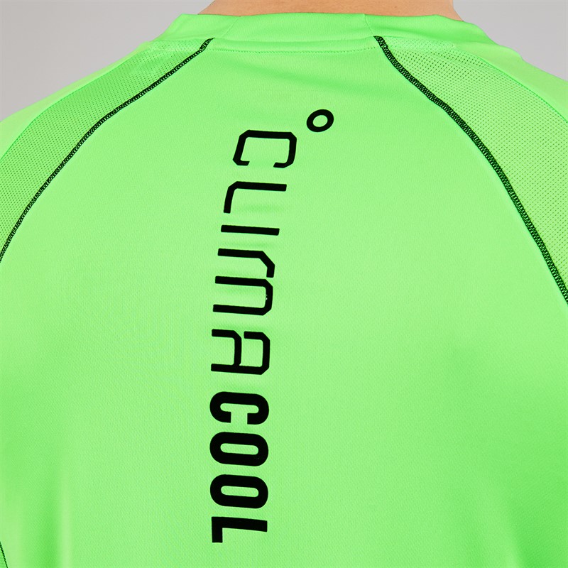 adidas Mens Tech Apparel Climacool T-Shirt Lime Burst
