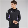 adidas Mens Tiro 25 Competition 1/4 Zip Training Top Black/Purple Rush