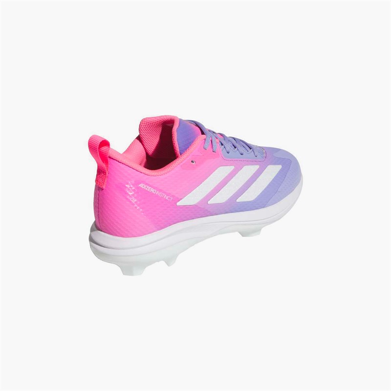 adidas Junior Adizero Instinct 2.0 Softball Shoes Lucid Pink/Cloud White/Light Purple