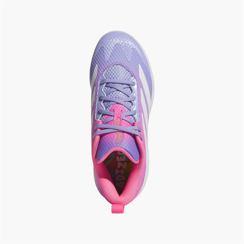 adidas Junior Adizero Instinct 2.0 Softball Shoes Lucid Pink/Cloud White/Light Purple
