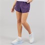 adidas Womens Pacer Training High Rise Woven Shorts Aurora Plum
