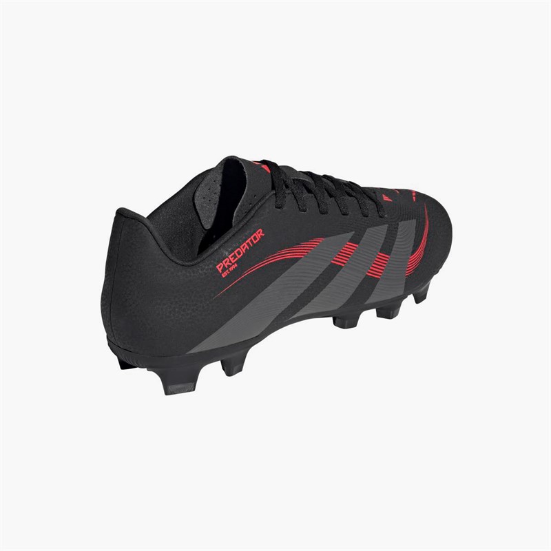 adidas Mens Predator Club Stealth Victory Pack FG/MG Firm/Multi Ground Football Boots Core Black/Grey Four/Lucid Red