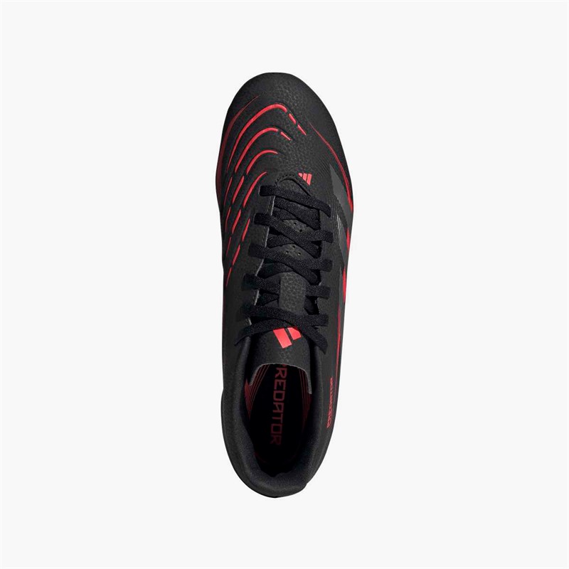 adidas Mens Predator Club Stealth Victory Pack FG/MG Firm/Multi Ground Football Boots Core Black/Grey Four/Lucid Red