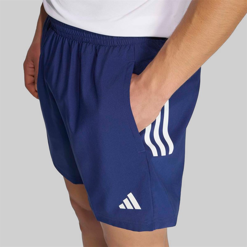 adidas Mens Own The Run Running Shorts Dark Blue