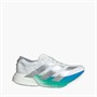 adidas Womens Adizero Adios Pro 4 Neutral Running Shoes Crystal White/Matte Silver/Glory Green