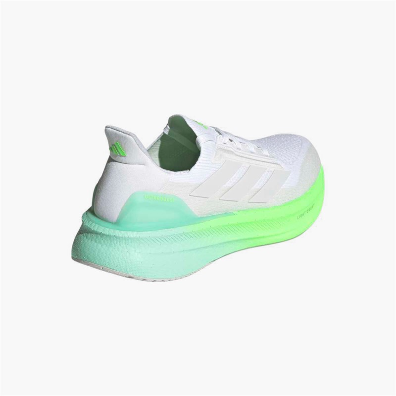 adidas Womens Ultraboost 5x Neutral Running Shoes Cloud White/Dash Grey/Lime Burst