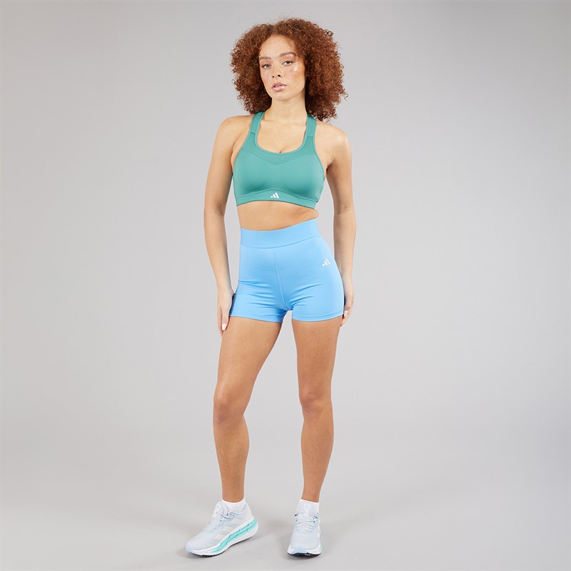 adidas Womens Impact Training High Support Sports Bra Mint Ton
