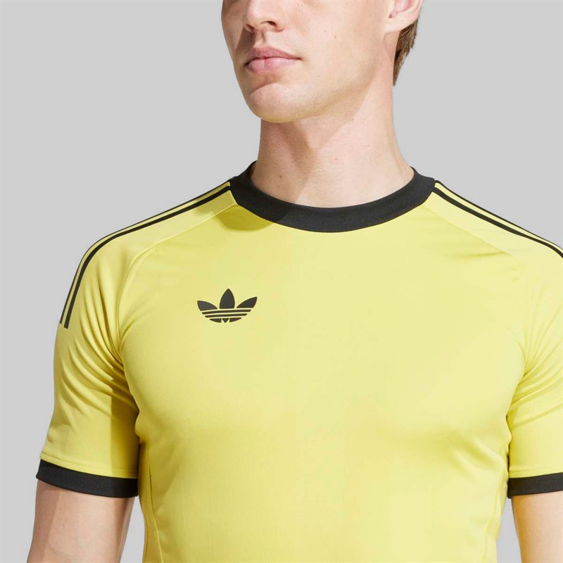 adidas Mens Trefoil 25/26 Pro Goalkeeper Jersey Pure Sulfur