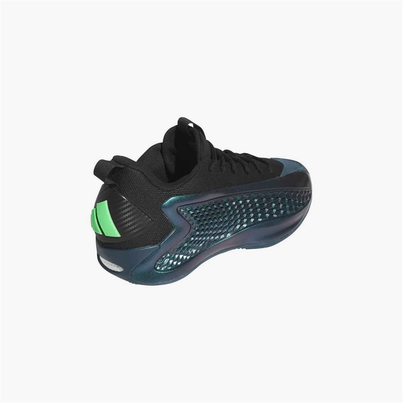 adidas Mens Anthony Edwards 1 Low 'Metamorphosis' Basketball Shoes Arctic Night/Core Black/Screaming Green