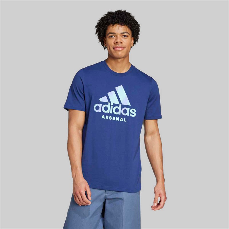 adidas Mens AFC Arsenal FC Seasonal Graphic T-Shirt Night Sky
