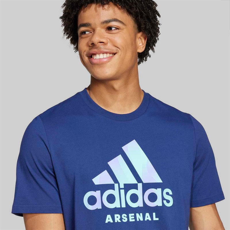 adidas Mens AFC Arsenal FC Seasonal Graphic T-Shirt Night Sky
