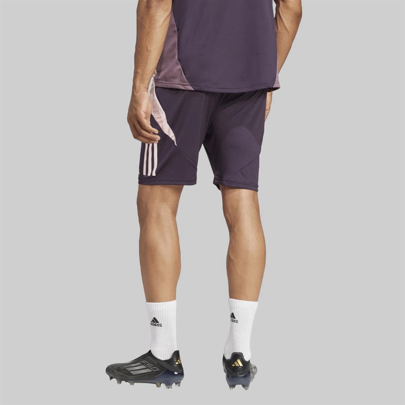 adidas Mens AFC Arsenal FC 24/25 Tiro 24 Training Shorts Aurora Black