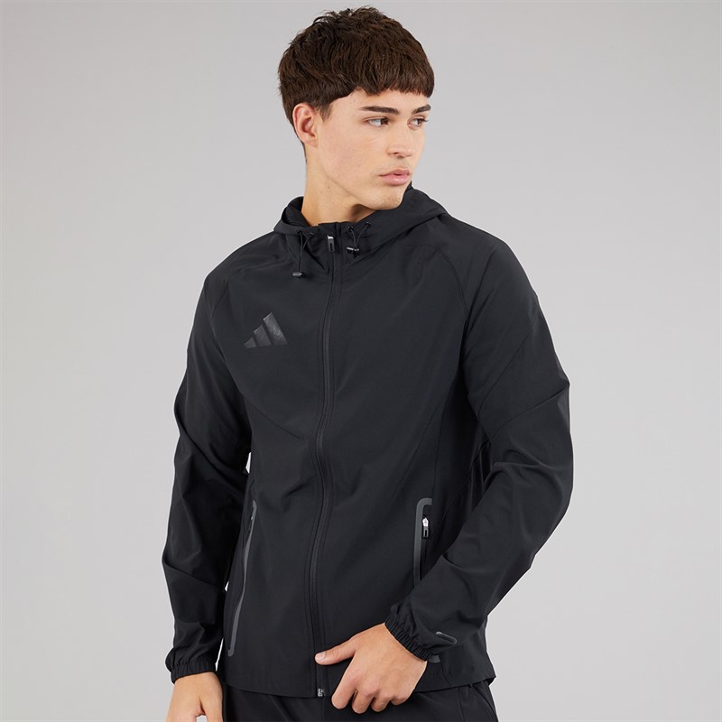 adidas Mens Tiro 25 Competition Tech Travel Jacket Black