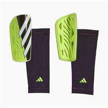 adidas Mens Tiro League Slip In Shin Guards Lucid Lemon/White/Lime Burst
