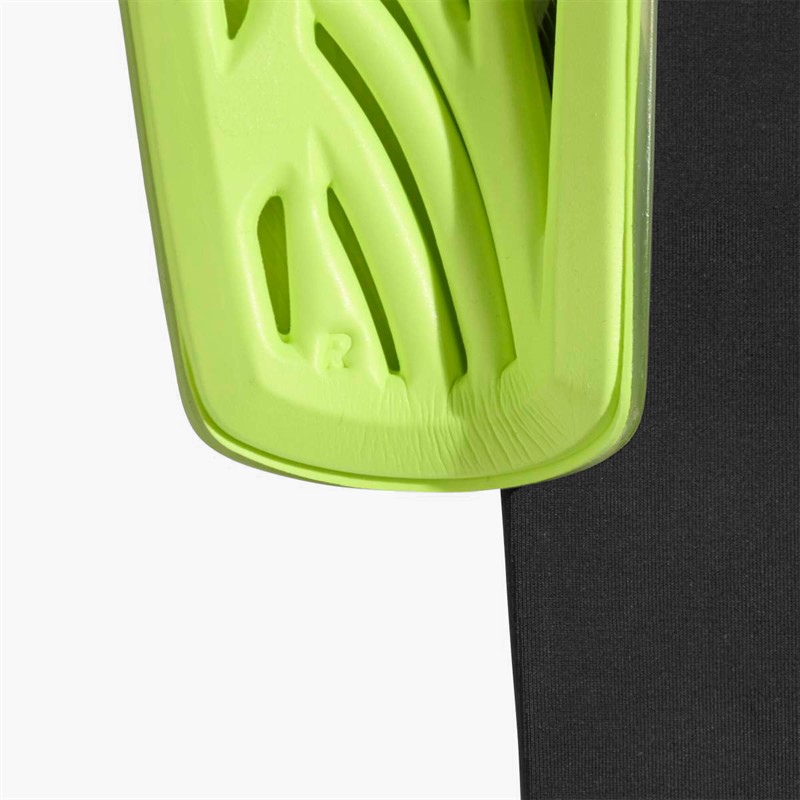 adidas Mens Tiro League Slip In Shin Guards Lucid Lemon/White/Lime Burst