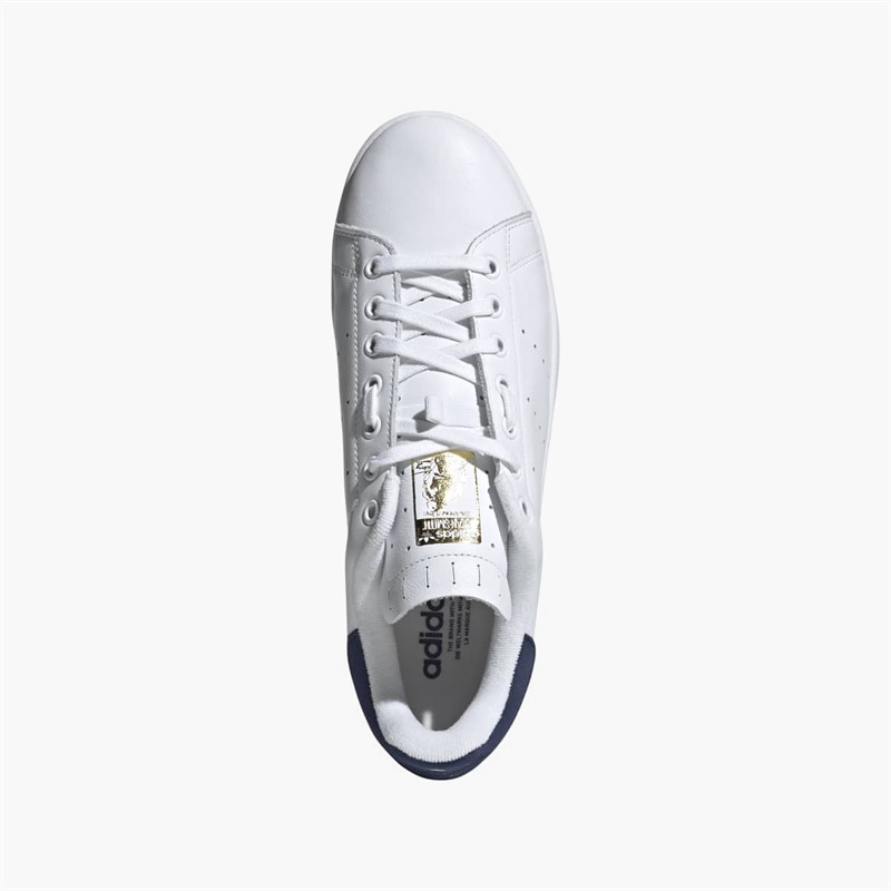 adidas Mens Velostan Smith Cycling Shoes White/White/Dark Blue