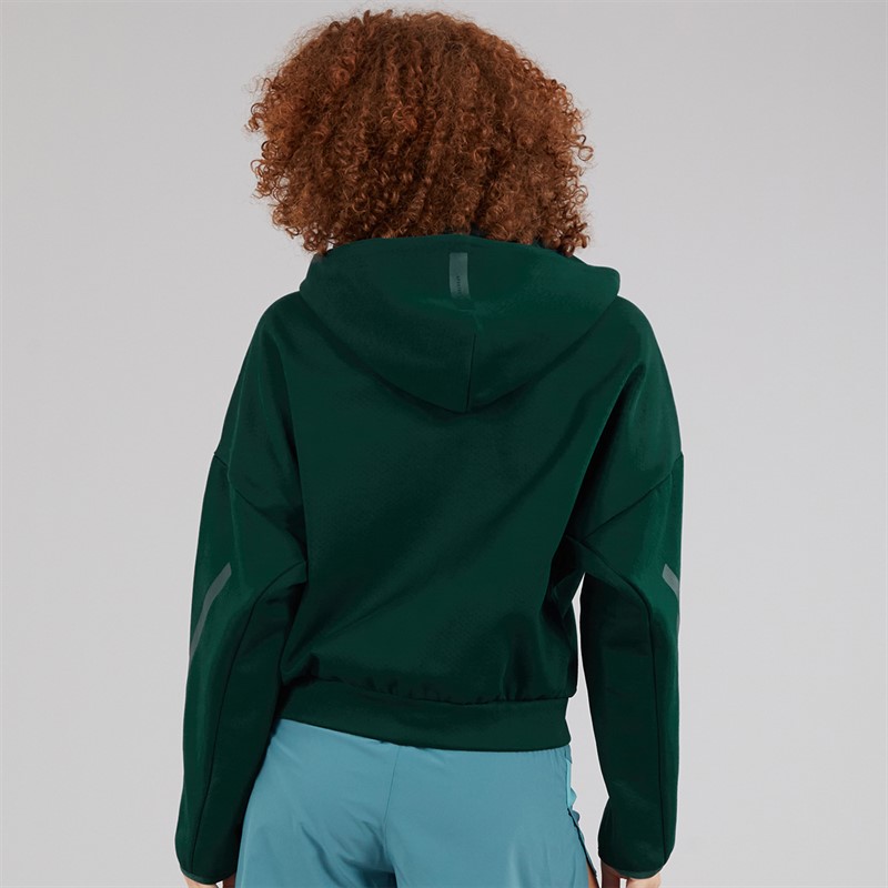 adidas Womens Z.N.E Full Zip Hoodie Aurora Ivy