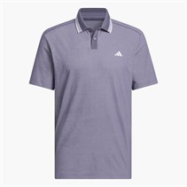adidas Mens Ultimate 365 Tour Twist Knit Golf Polo Shirt Preloved Violet