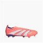 adidas Mens Predator League Laceless FG/MG Firm/Multi Ground Football Boots Signal Coral/Cloud White/Beam Orange