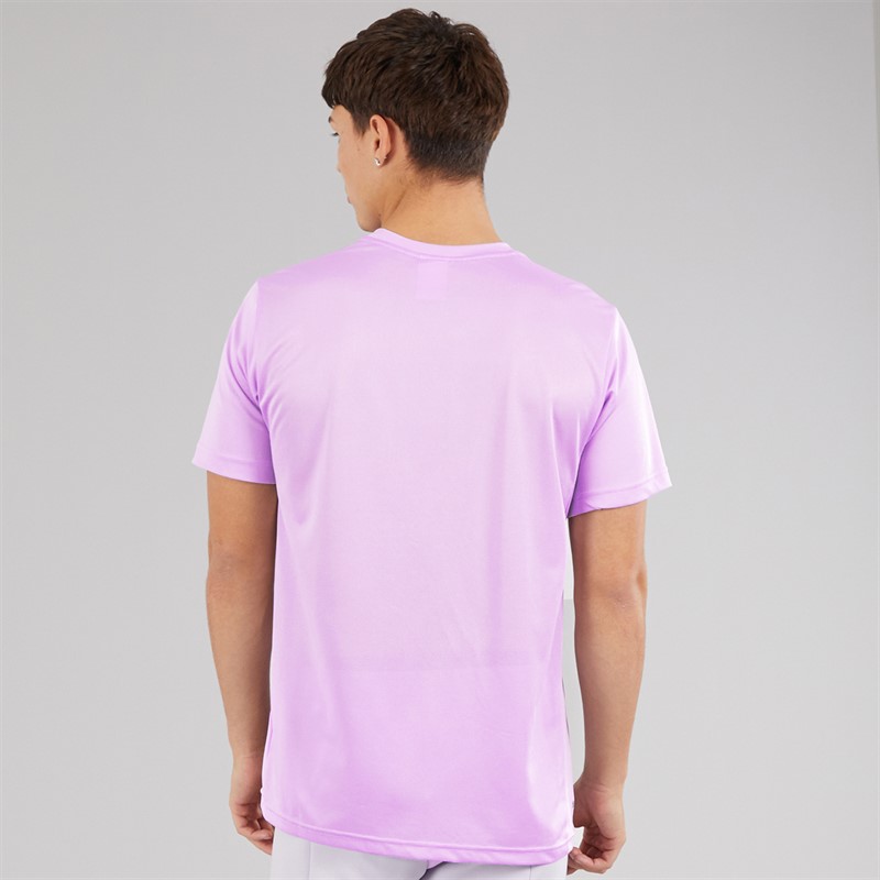 adidas Mens Tech Apparel Training T-Shirt Powder Plum