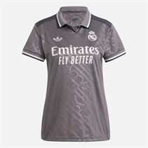 adidas Womens RMFC Real Madrid 24/25 Third Jersey Charcoal