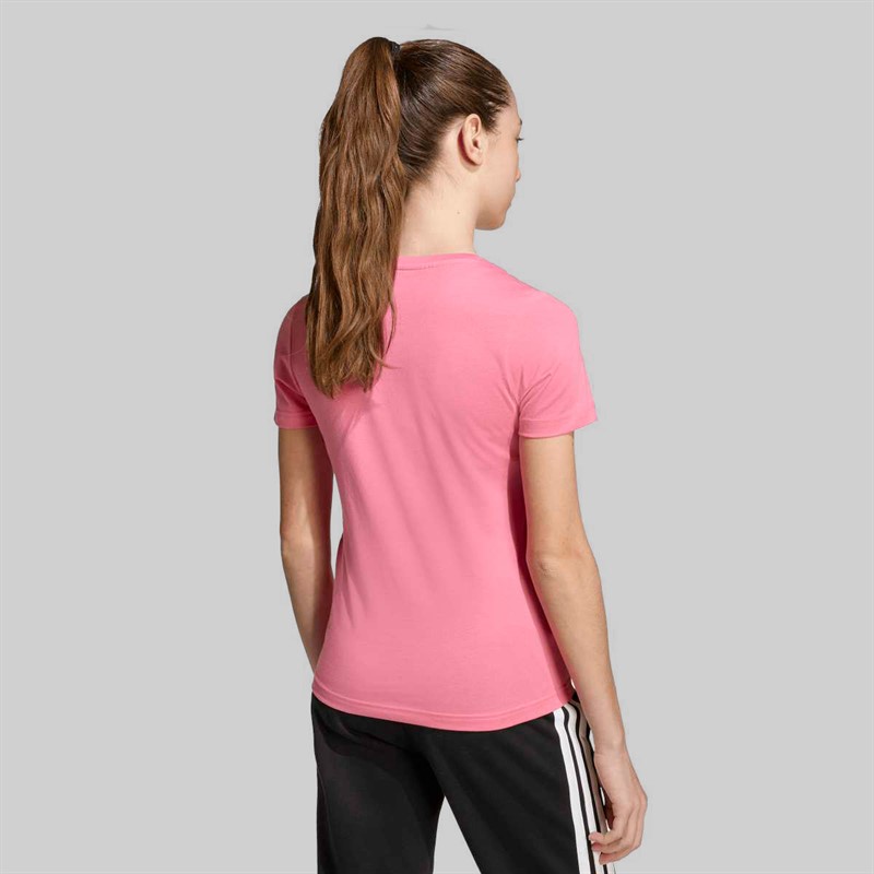 adidas Junior Girls Everyday Glam Graphic T-Shirt Pink Fusion