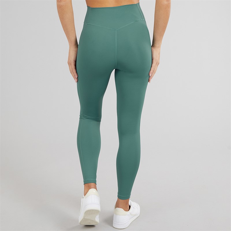 adidas Womens Optime Stash 7/8 Leggings Preloved Teal