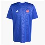 adidas Mens FFR France Rugby RWC Rugby World Cup Supporters Jersey Royal Blue