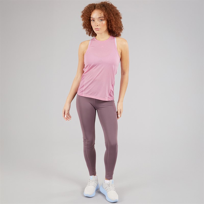 adidas Womens Designed For Training Tank Top True Pink/White