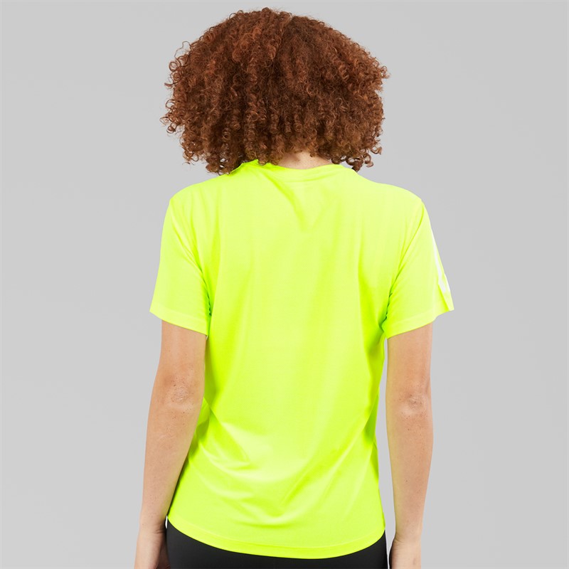 adidas Womens Own The Run Running T-Shirt Hi Res Yellow