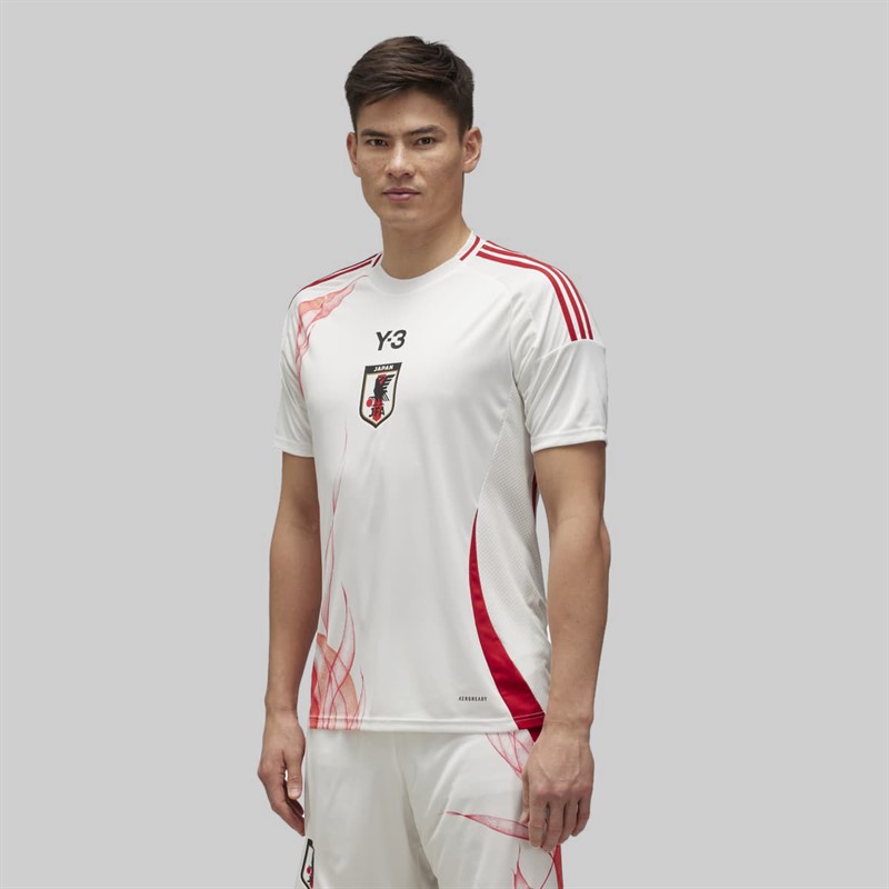 adidas Mens JFA Japan X Y3 24/25 Away Jersey Core White
