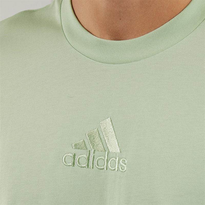 adidas Mens Studio Lounge T-Shirt Linen Green