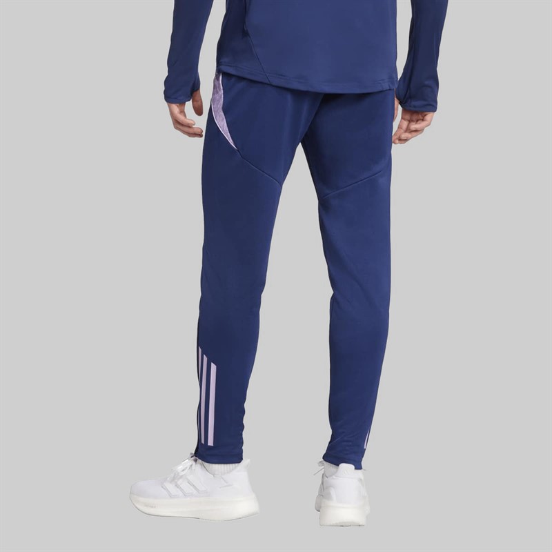 adidas Mens FFR France Rugby Training Track Pants Dark Blue
