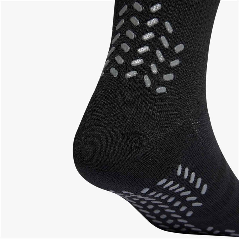 adidas Mens Performance Grip Football Crew Socks Black/White