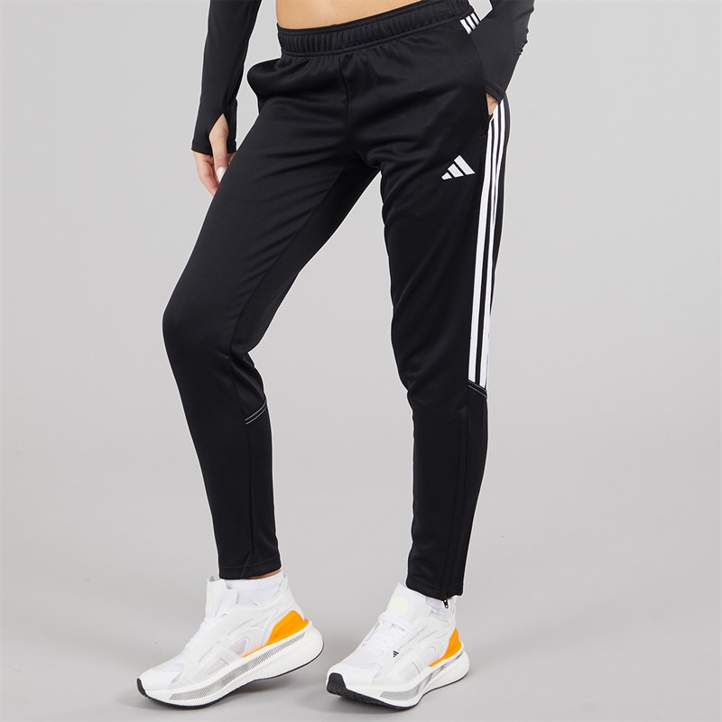 adidas Womens Trio 23 Club Training Track Pants Black/White