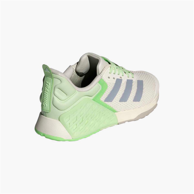 adidas Womens Dropset 3 HEAT.RDY Training Shoes Halo Silver/Semi Green Spark/Lime Burst