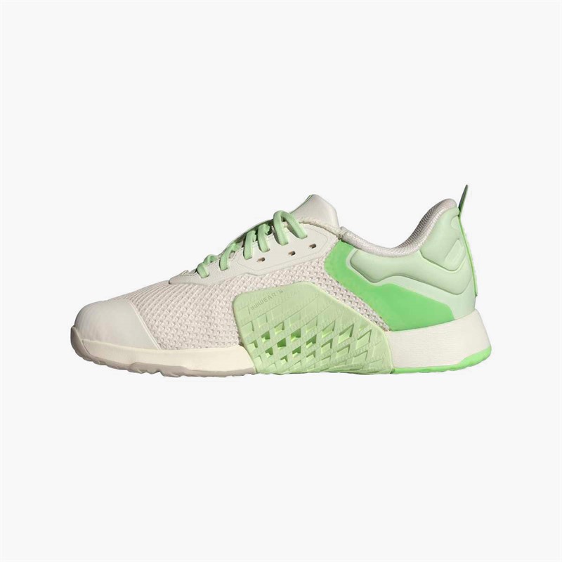 adidas Womens Dropset 3 HEAT.RDY Training Shoes Halo Silver/Semi Green Spark/Lime Burst
