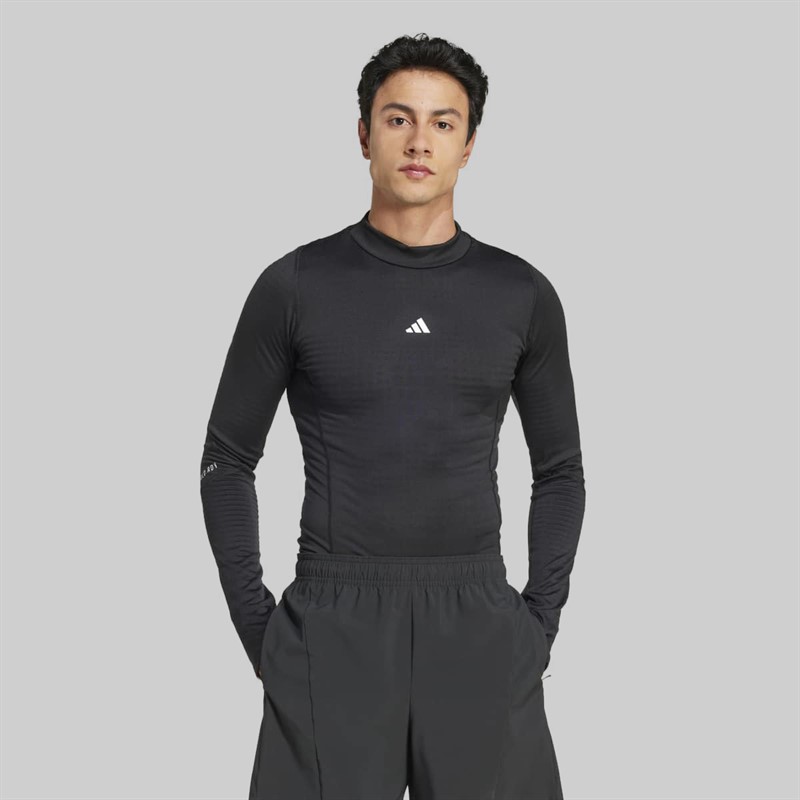 adidas Mens Techfit Cold.RDY Long Sleeve Baselayer Black